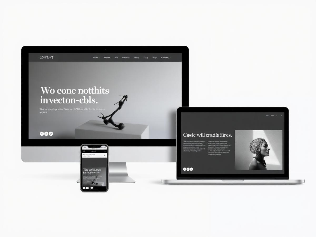 Layout responsive: desktop, tablet, mobile
